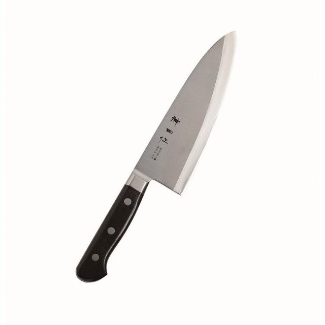カンダ 神田作 黒合板出刃 21cm #129098(代引不可)【送料無料】