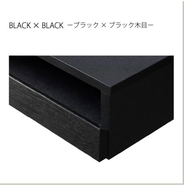 レンジ下スライドテーブル 引き出し付 ブラックRDS-0280SL-BK RDS-0280SL-BK(代引不可)【送料無料】_6