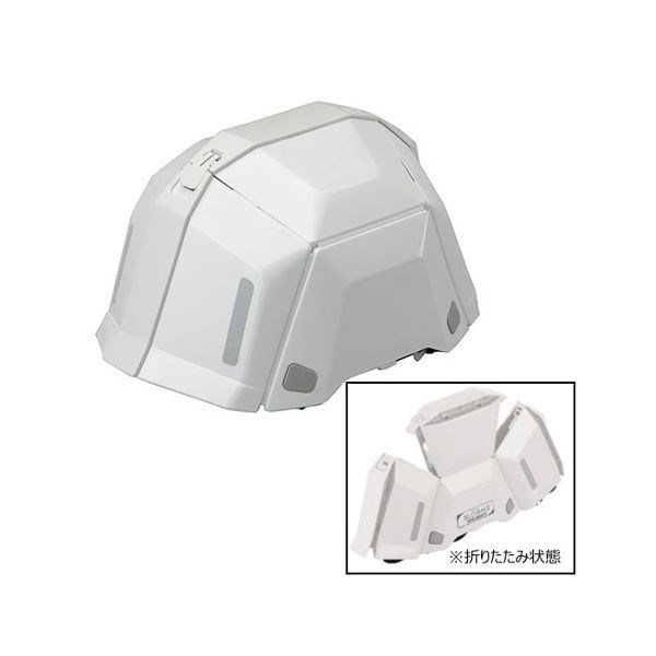 【単品10個セット】TOYO ヘルメット ブルーム2 NO.101 ホワイト ヘルメット 防災 コンパクト(代引不可)【送料無料】