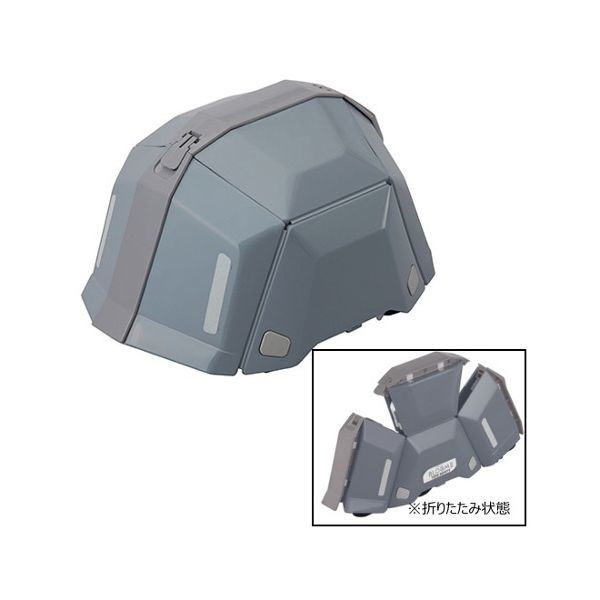 【単品5個セット】TOYO ヘルメット ブルーム2 NO.101 グレー ヘルメット 防災 コンパクト(代引不可)【送料無料】