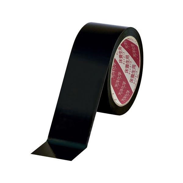 【単品30個セット】光洋化学 カットエースFK黒中粘着 50mmX25M 養生テープ 固定 仮止め 結束 手で簡単に切れる(代引不可)【送料無料】