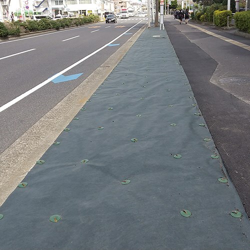セフティ-3 高密度不織布防草シート 無緑 1×50m(代引不可)【送料無料】_3