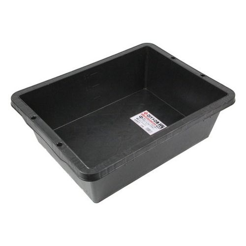 【単品10個セット】DIYトロ舟 ブラック 40L ブラック かくはん作業 肥料 モルタル コンクリート 混ぜ合わせ 祭り(代引不可)【送料無料】