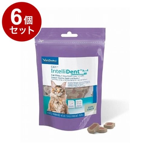 【6個セット】 ビルバックジャパン C.E.T.インテリデント 猫用 90粒【送料無料】