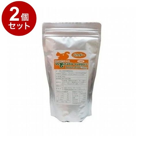 【2個セット】 メニワン ベジタブルサポート ドクタープラス ホエイ パウダー 犬猫用 200g【送料無料】