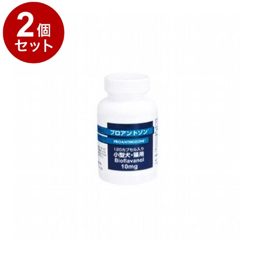 【2個セット】 共立製薬 プロアントゾン 犬猫用 10mg 120粒【送料無料】の通販は
