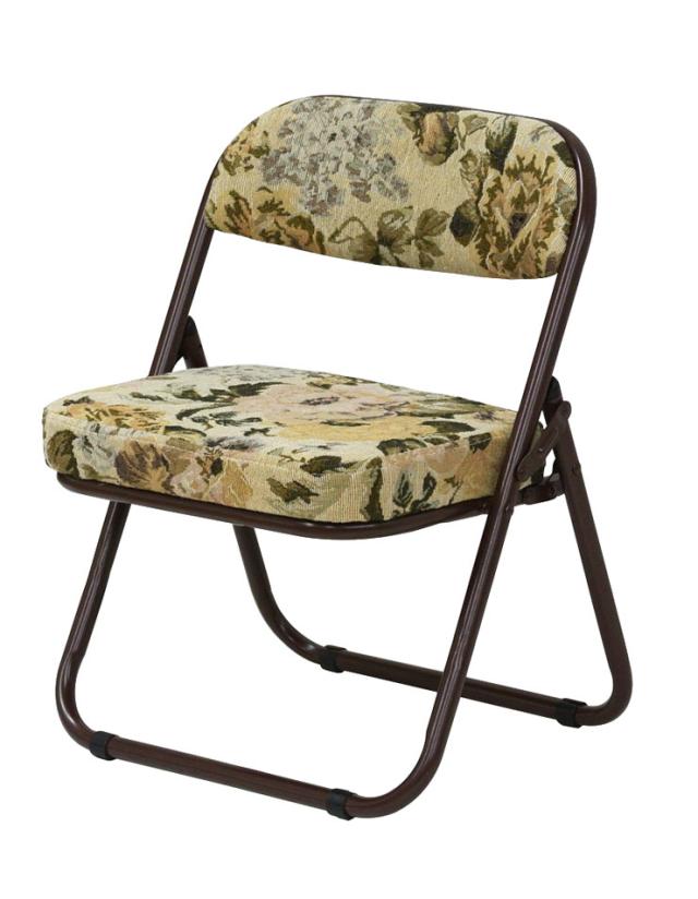 座敷チェア 折りたたみ ゴブラン 2脚組 高座椅子 折りたためる 座敷チェア ゴブラン 2脚セット 折りたたみ可