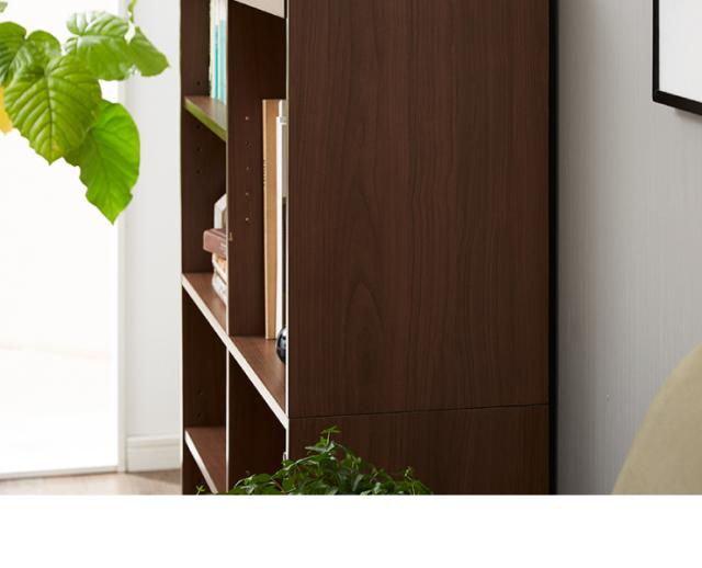 国産ブックシェルフ 本棚 幅88cm 木製シェルフ 引出付き 699-847 イギリス アンティーク調 ブックシェルフ 本棚 木製 オープン