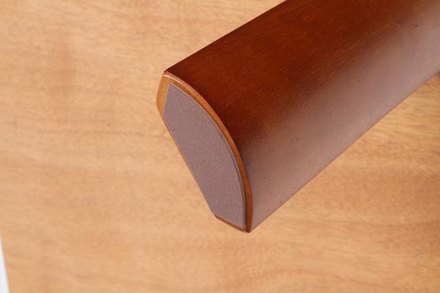 折脚ローテーブル W900×D600×H320mm MDF(突板ラバーウッド) おしゃれ ブラウン(代引不可)【送料無料】_5