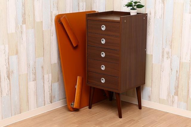 折脚ローテーブル W900×D600×H320mm MDF(突板ラバーウッド) おしゃれ ブラウン(代引不可)【送料無料】_8