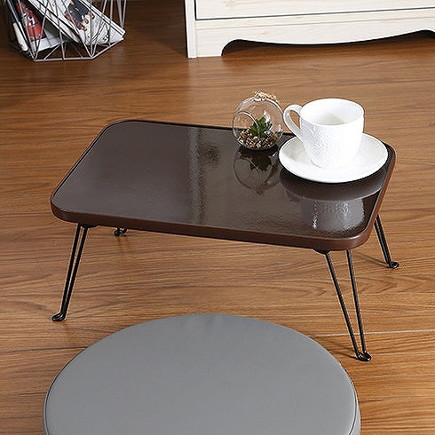 カラーミニテーブル W450 D300 H190mm プリント紙化粧パーティクルボード 塩化ビニル樹脂 スチール ブラウン ブラック 代引不可 送 の通販はau Pay マーケット リコメン堂インテリア館