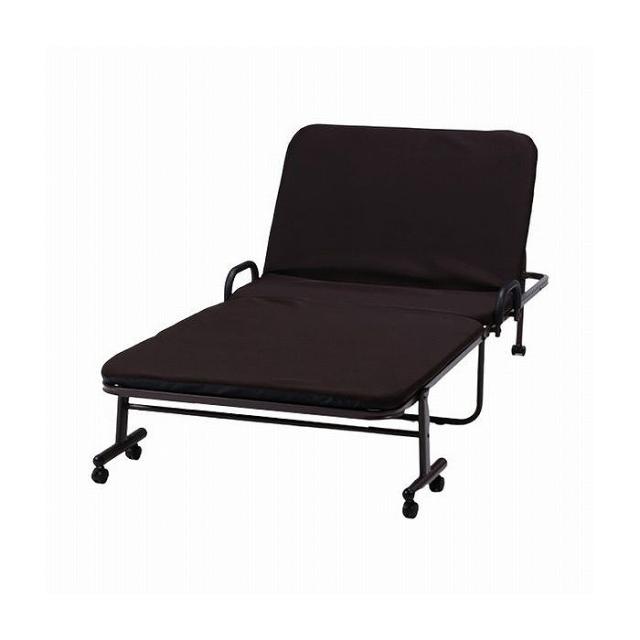 ワンタッチベッド フリーロック42段 高床タイプ W975×D2070×H500mm 385mm スチール おしゃれ(代引不可)【送料無料】