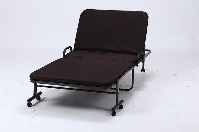 ワンタッチベッド フリーロック42段 高床タイプ W975×D2070×H500mm 385mm スチール おしゃれ(代引不可)【送料無料】_2