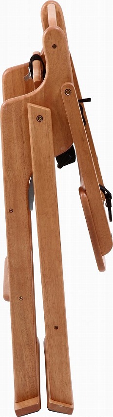 木製折り畳みベビーチェアー W430×D630×H830mm ラバーウッド おしゃれ ナチュラル(代引不可)【送料無料】_5