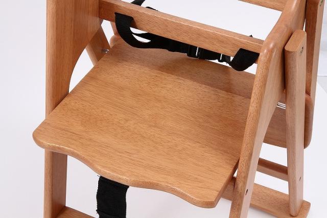木製折り畳みベビーチェアー W430×D630×H830mm ラバーウッド おしゃれ ナチュラル(代引不可)【送料無料】_6