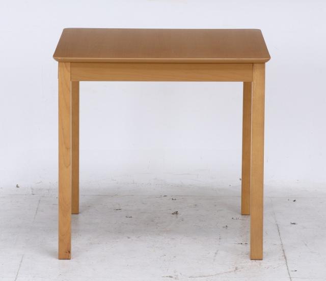 ダイニングテーブル W750×D750×H720mm 天然木 MDF おしゃれ ナチュラル(代引不可)【送料無料】_1