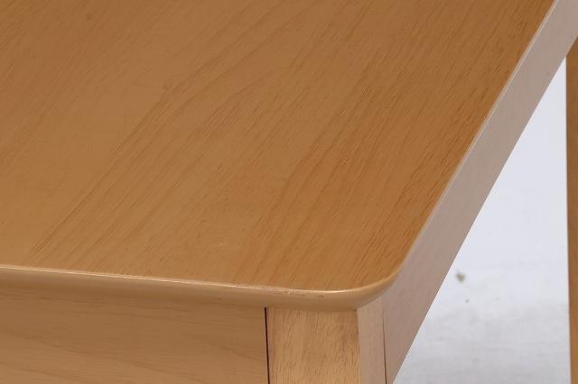 ダイニングテーブル W750×D750×H720mm 天然木 MDF おしゃれ ナチュラル(代引不可)【送料無料】_4