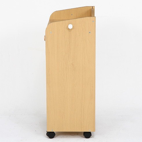 ミニリビングラック ホワイト×ナチュラル W415×D290×H750mm おしゃれ(代引不可)【送料無料】_2