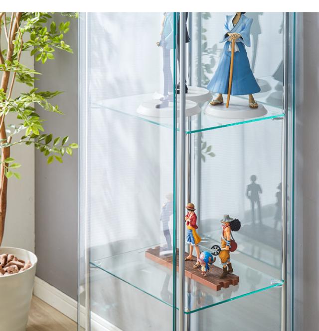 ガラスコレクションケース フィギュアケース 4段 4面ガラス 幅42.5cm