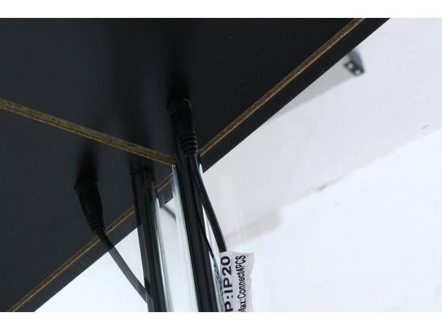 ガラスコレクションケース 4段(背面ミラー) LED ブラック 幅42.5cm 奥行36.5cm 高さ162cm(代引不可)【送料無料】_9