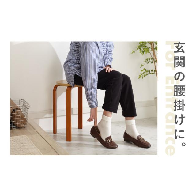 スツール 木製 同色6脚セット 曲脚イス シンプル ウッド リビング オフィス おしゃれ チェア 椅子 丸いす 丸椅子 丸イス スツール スタッキングチェアー イス いす_8