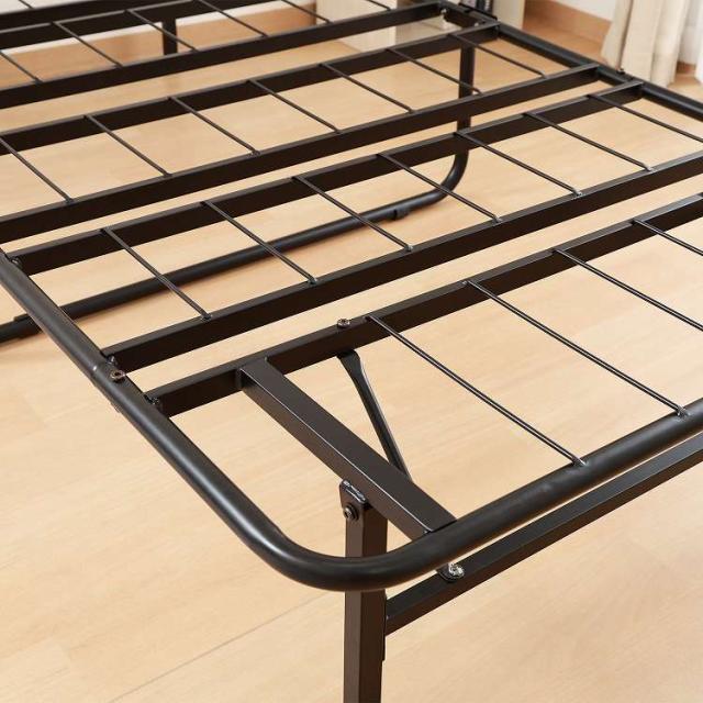 折りたたみパイプベッド 工具不要 easy BK GY ベッド 寝具 パイプベッド 折りたたみ ベッド 寝室(代引不可)【送料無料】_5