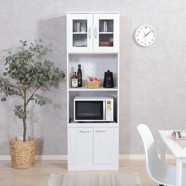 ハイキッチンボード 180*60 オークWH(代引不可)【送料無料】 