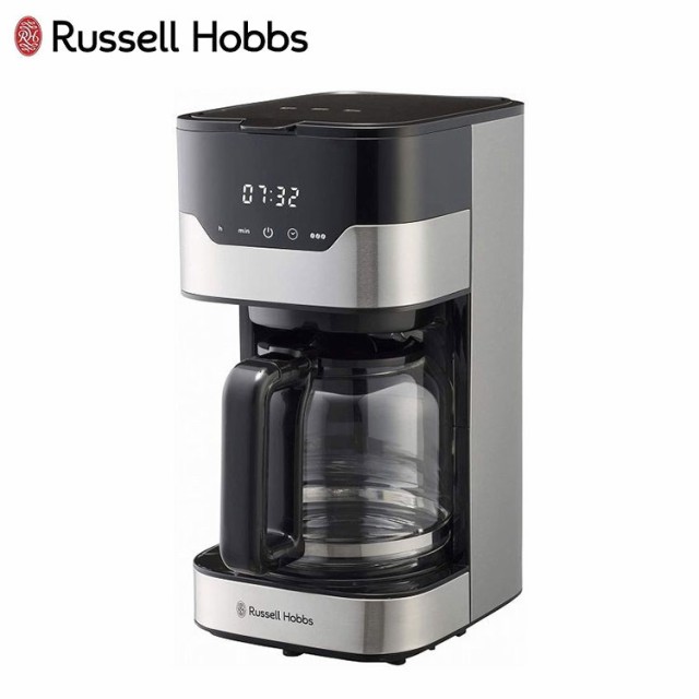 ラッセルホブス コーヒーメーカー グランドリップ 10杯 7651JP ペーパーフィルター不要 タイマー 自動 電動 Russel Hobbs【送料無料】