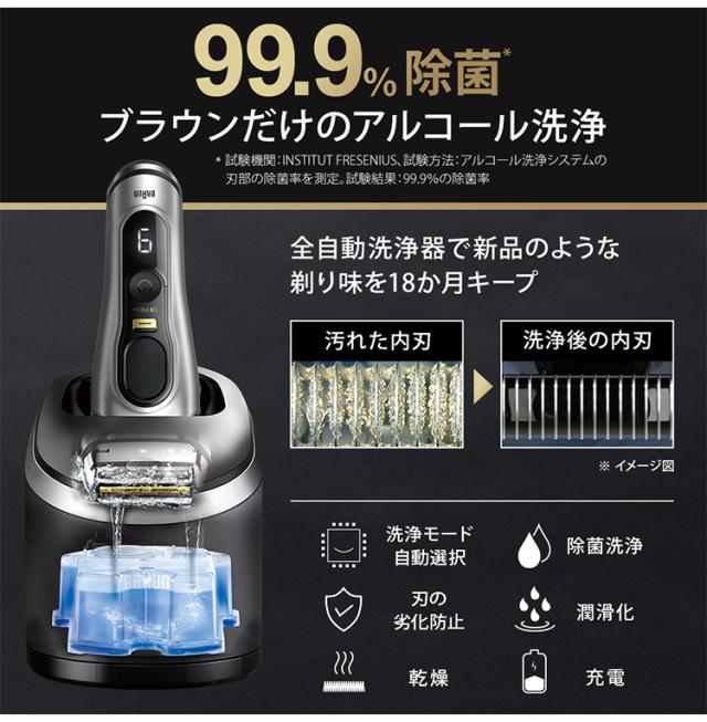 ブラウン シリーズ9Pro 9587cc マットシルバー メンズ 電気シェーバー