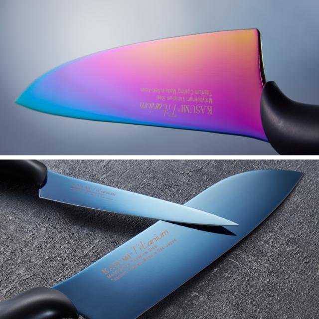 包丁KASUMI Titanium 2本セット
