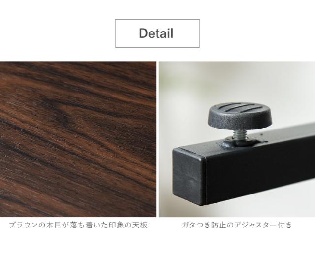 スライド式天板 折りたたみテーブル 2Way テーブル デスク 机