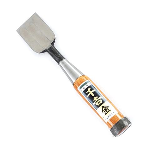 千吉‐金・追入のみ‐3枚裏・42MM 大工道具：のみ・彫刻刀・鉋：追入のみ【送料無料】