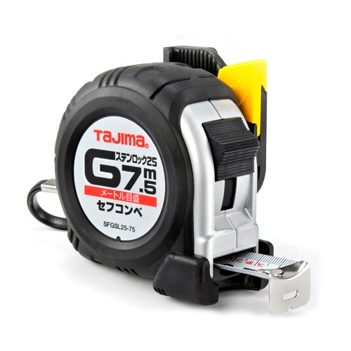 タジマ・セフコンベGステンロック25・SFGSL25-75BL 大工道具：測定具：タジマコンベ【送料無料】の通販は