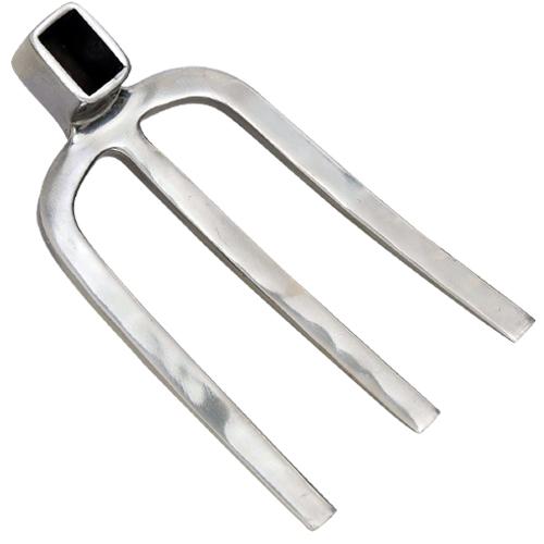 千吉‐金・選べる‐ステン三本爪鍬‐大・ヘッド 園芸道具：鍬：特殊鍬【送料無料】の通販は 7,430円