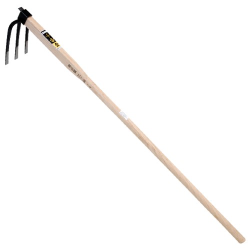 千吉‐金・福井型三つ鍬‐のみ先・4.5シャク 園芸道具：鍬：地域鍬【送料無料】の通販は