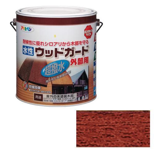 アサヒペン 水性ウッドガード外部用 ３Ｌマホガニー【送料無料】の通販は 6,882円