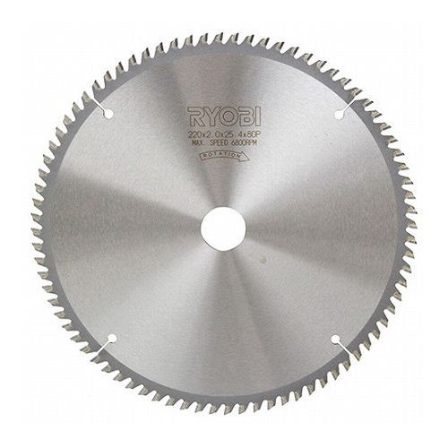 リョービ アルミ用チップソー 220X25.4mm80P【送料無料】の通販 リョービ アルミ用チップソー 220X25.4mm80P【送料無料】の通販