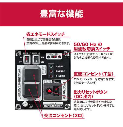 京セラ KYOCERA エンジン発電機 EGI100 正弦波インバーター搭載【送料