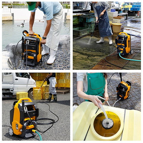 京セラ KYOCERA 高圧洗浄機 50Hz AJP-2100GQ洗車 洗浄 清掃 掃除 壁 庭