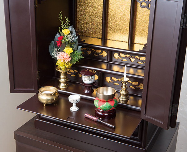 お花の透かし彫りがあるレトロな引き出し付きの木製本棚 【公式通販】