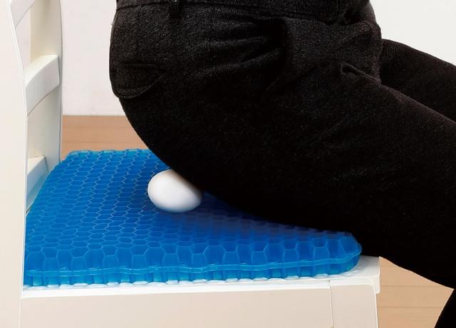 【新品】ゲルシート サポートクッション ジェルシート 体圧分散 ヘルスケア 腰痛対策 座布団 ゲルシートクッション夏通気性ハニカムデザイン圧力軽減背中尾骨痛