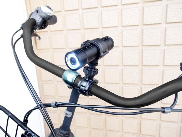 自転車用ドライブレコーダー LED ライト付き ドライブレコーダー