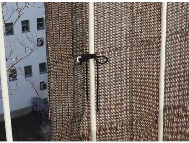 日よけシート 90×180cm サンシェード 簾 目隠し 4枚組 ベランダ テラス 窓際 遮光 日よけ 強風よけ プライバシー(代引不可)【送料無料】_4