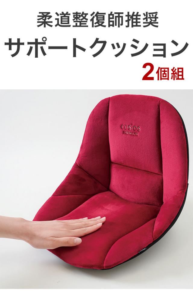 サポートクッション 2個セット 柔道整復師推奨 座椅子 姿勢矯正 疲れ