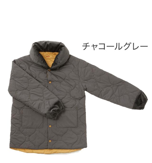テイジン 速暖半天 すぐぽか 寝間着 ロング丈 リバーシブル 軽量 保温 発熱 洗える 防寒着 部屋着 上着 おしゃれ 温かい 首元 袖口 襟 TEIJIN(代引不可)【送料無料】_9