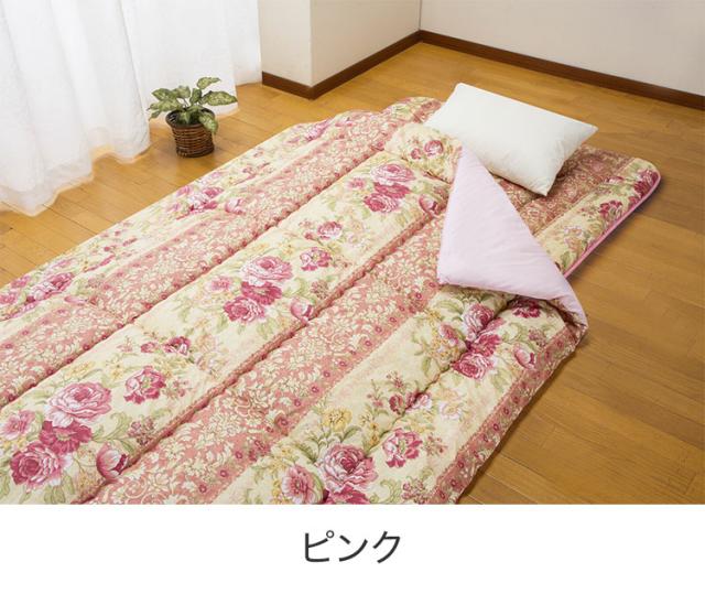 布団2点セット 日本製 シングル 掛布団 敷布団 フランス産ウール使用 軽量 抗菌 防臭 保温 弾力 防ダニ 綿 暖かい ポカポカ 布団 へたりにくい 寝具 寝室(代引不可)【送料無料】_1