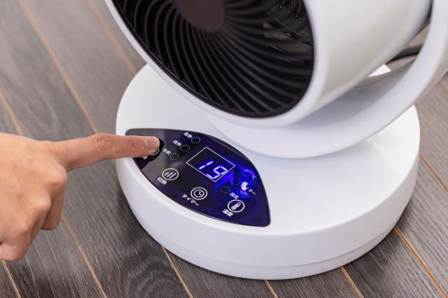 温冷扇 サーキュレーター ヒーター 冷暖扇風機 リモコン付き リビングファン 衣類乾燥機 扇風機 1台4役!!ひえぽか温冷扇(代引不可)【送料無料】_5
