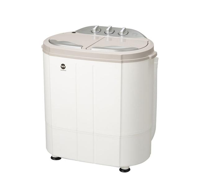 二槽式洗濯機 軽量 コンパクト 洗濯機 2槽式 洗い分け ペット用 部活用 ダイヤル式 耐久性 ステンレス製 洗濯 脱水 ウォッシュマン(代引不可)【送料無料】 二槽式洗濯機 軽量 コンパクト 洗濯機 2槽式 洗い分け ペット用