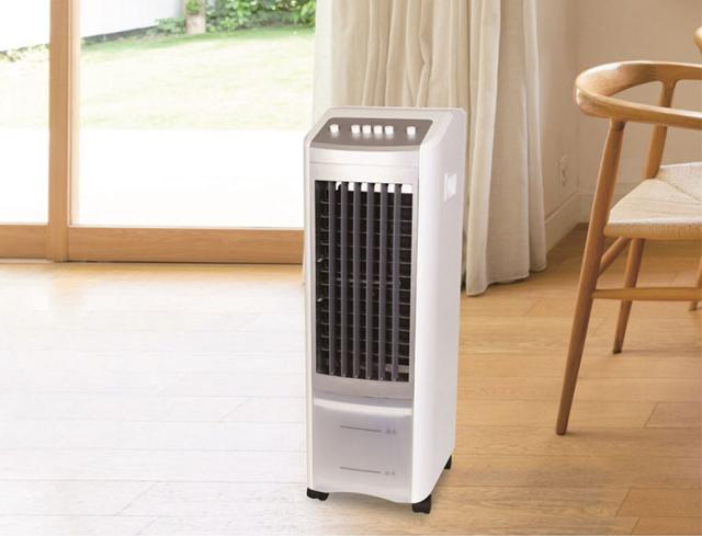 冷風扇 小型 スリムタイプ キャスター付き 冷却タンク付き エアコン