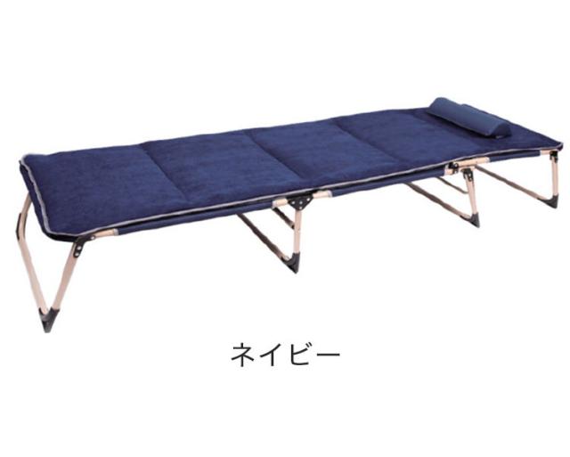 折りたたみベッド 4段階 リクライニング スリムタイプ 簡易ベッド コンパクト 収納可能 来客用 入院付き添い 災害用 アウトドア キャンプ(代引不可)【送料無料】_11